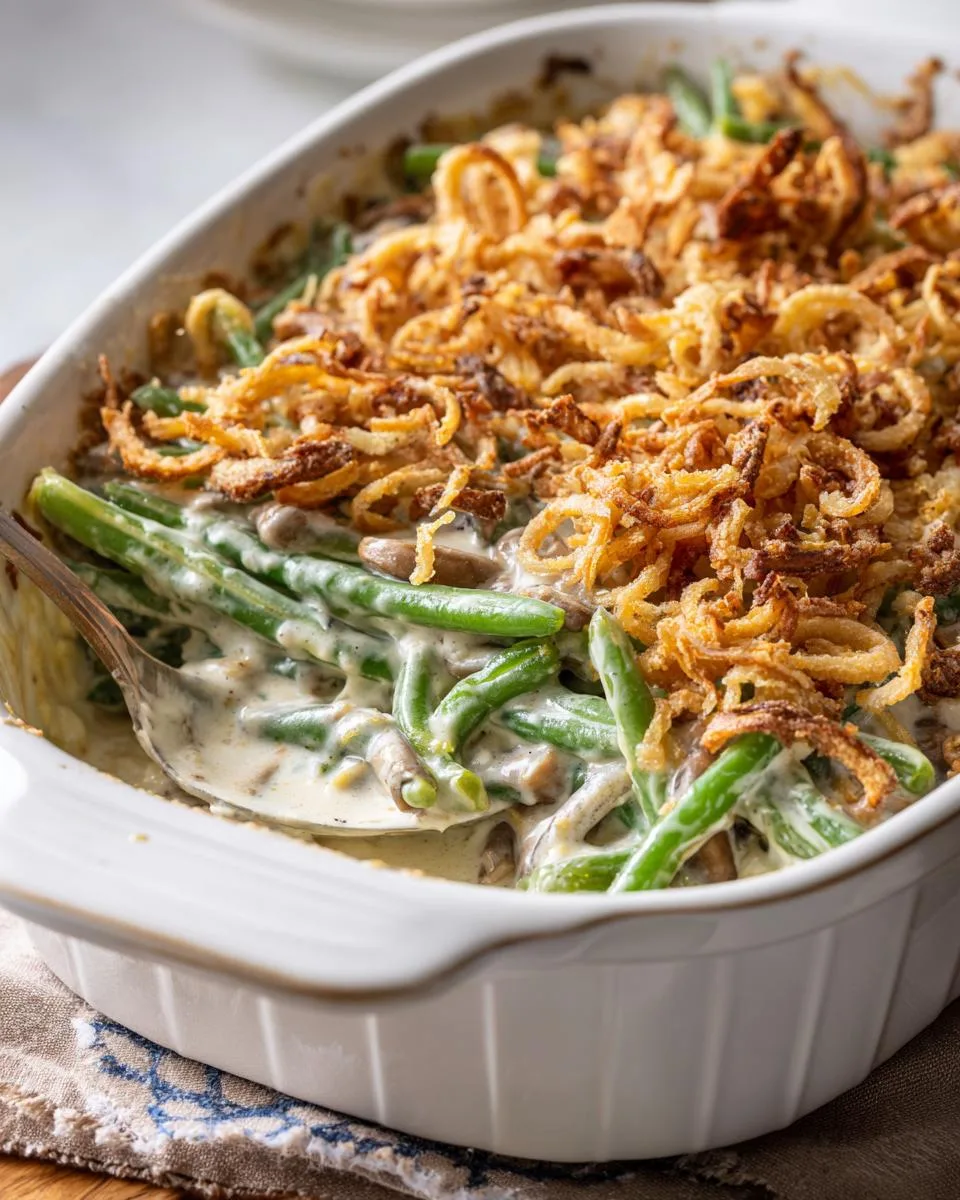 Classic Green Bean Casserole - detail 3