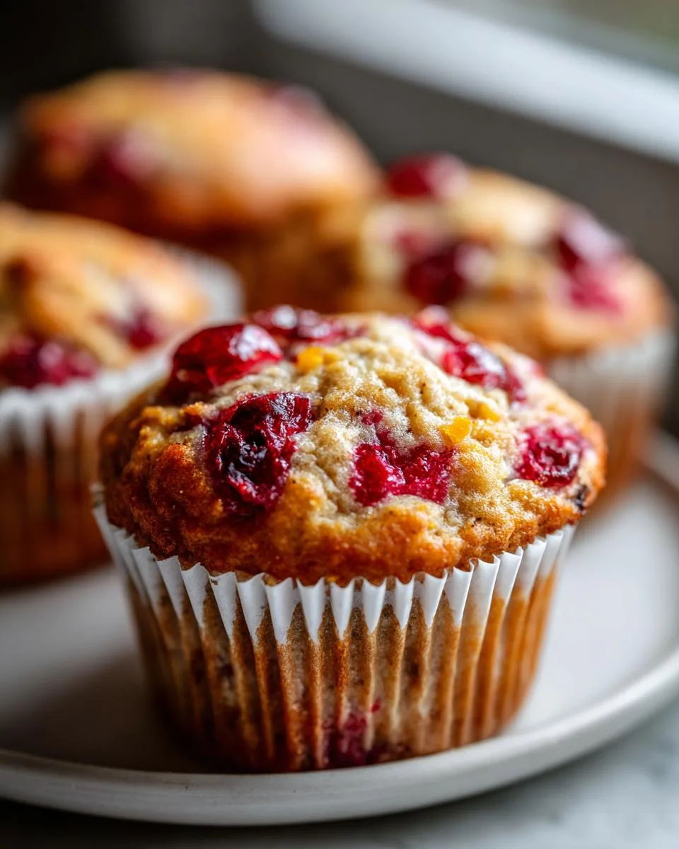 Cranberry Orange Oat Muffins - detail 2