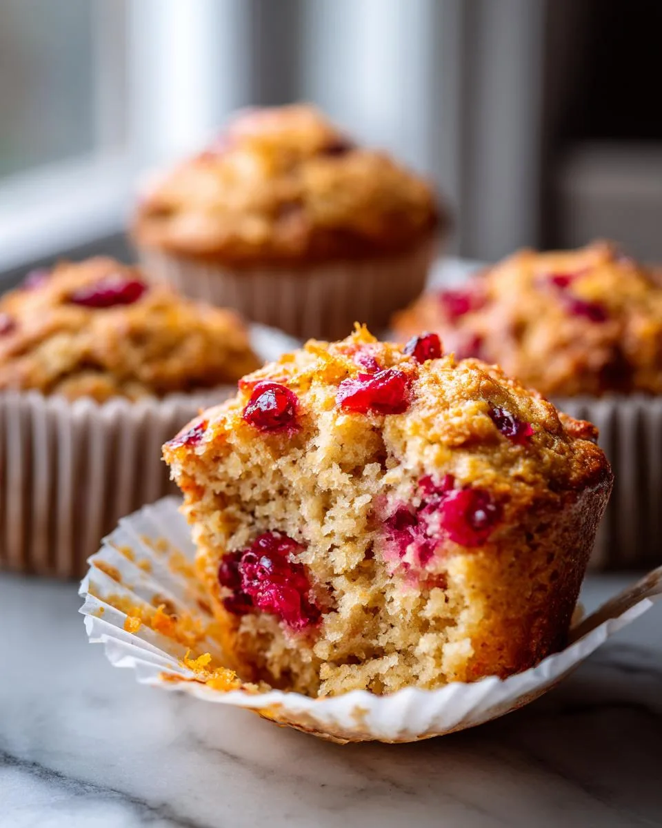 Cranberry Orange Oat Muffins - detail 4