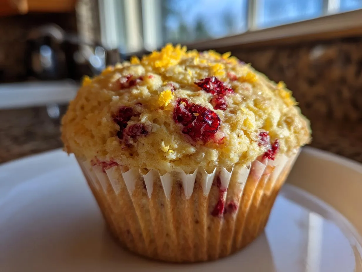 Irresistible 15-Minute Cranberry Orange Oat Muffins Recipe