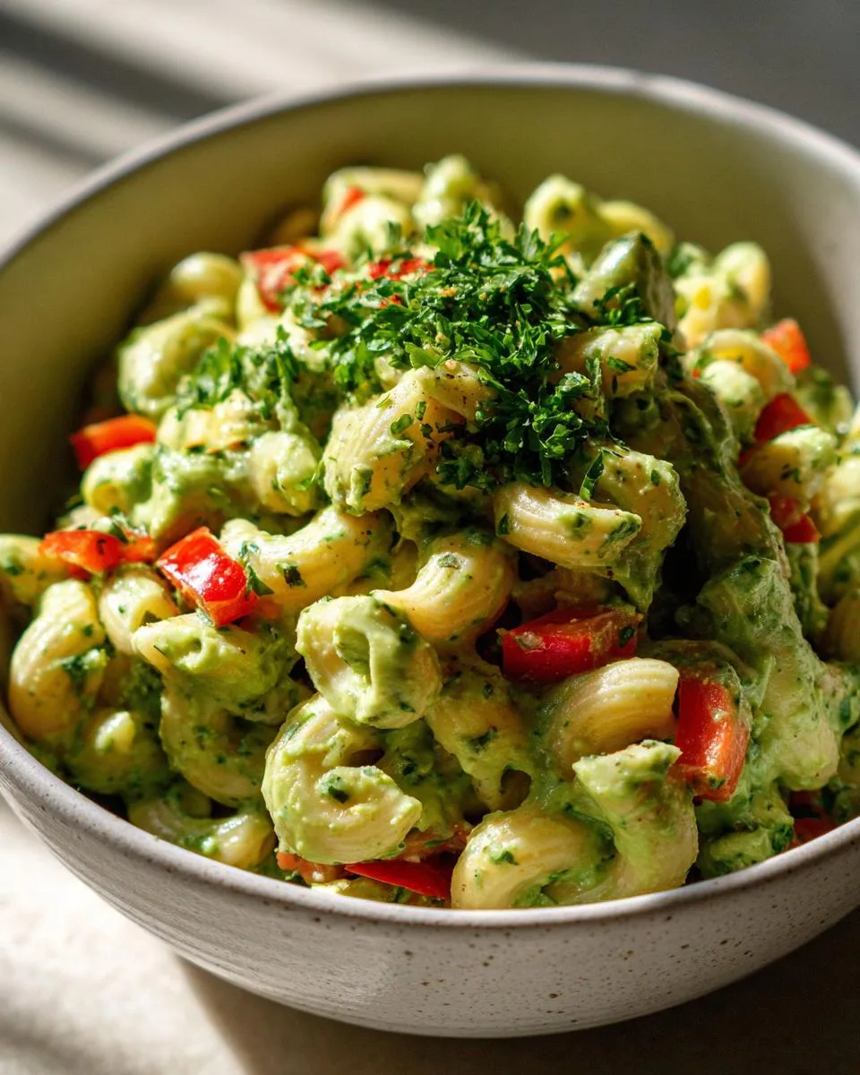 Creamy Avocado Macaroni Salad Recipe - detail 1