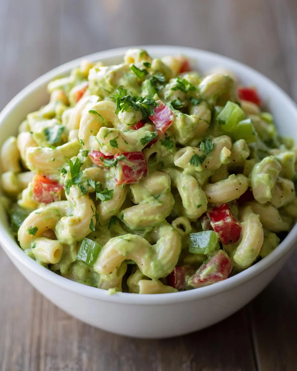 Creamy Avocado Macaroni Salad Recipe - detail 2