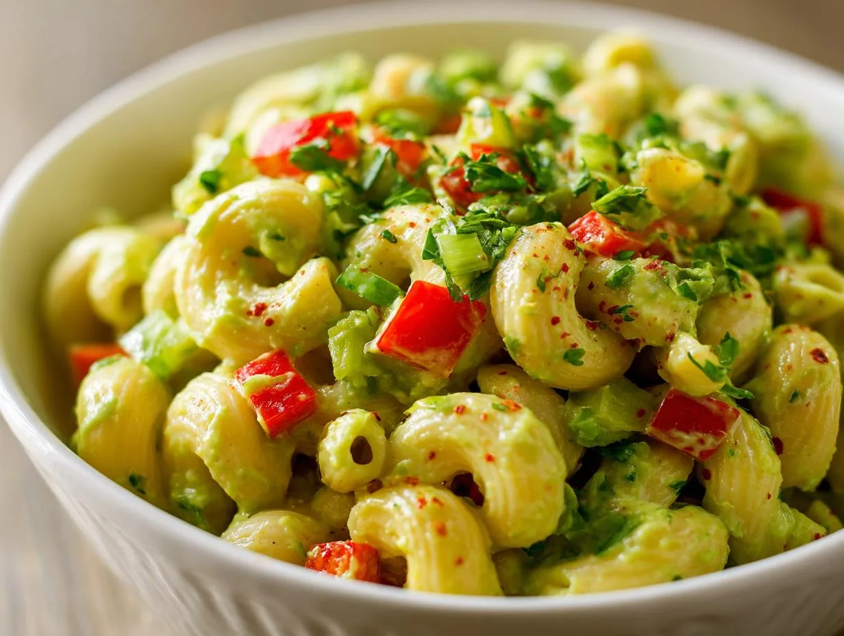 Creamy Avocado Macaroni Salad Recipe in Just 25 Minutes