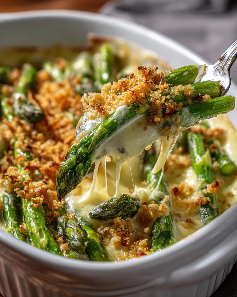 Creamy Fresh Asparagus Casserole - detail 2