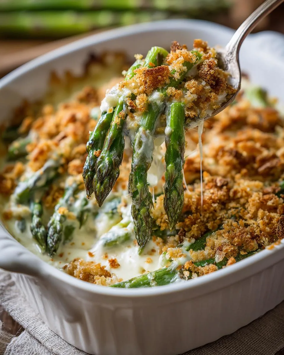 Creamy Fresh Asparagus Casserole - detail 3