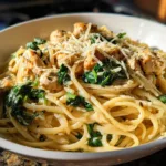 Creamy Spinach Chicken Pasta