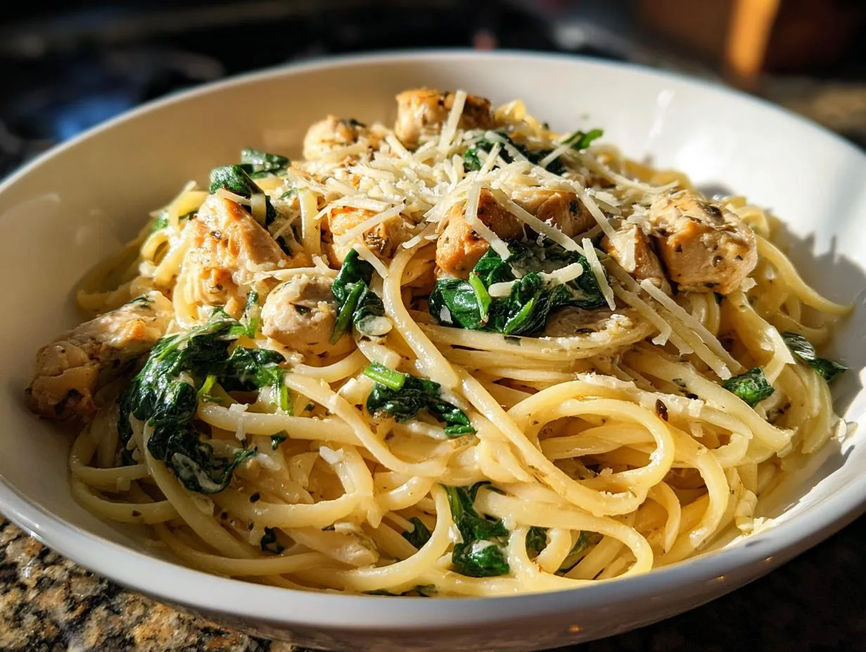 Creamy Spinach Chicken Pasta Recipe: Master the 30-Minute Dinner Miracle