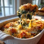 Creamy Spinach Mushroom Casserole