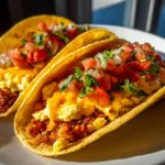 Crispy Potato Egg Breakfast Tacos