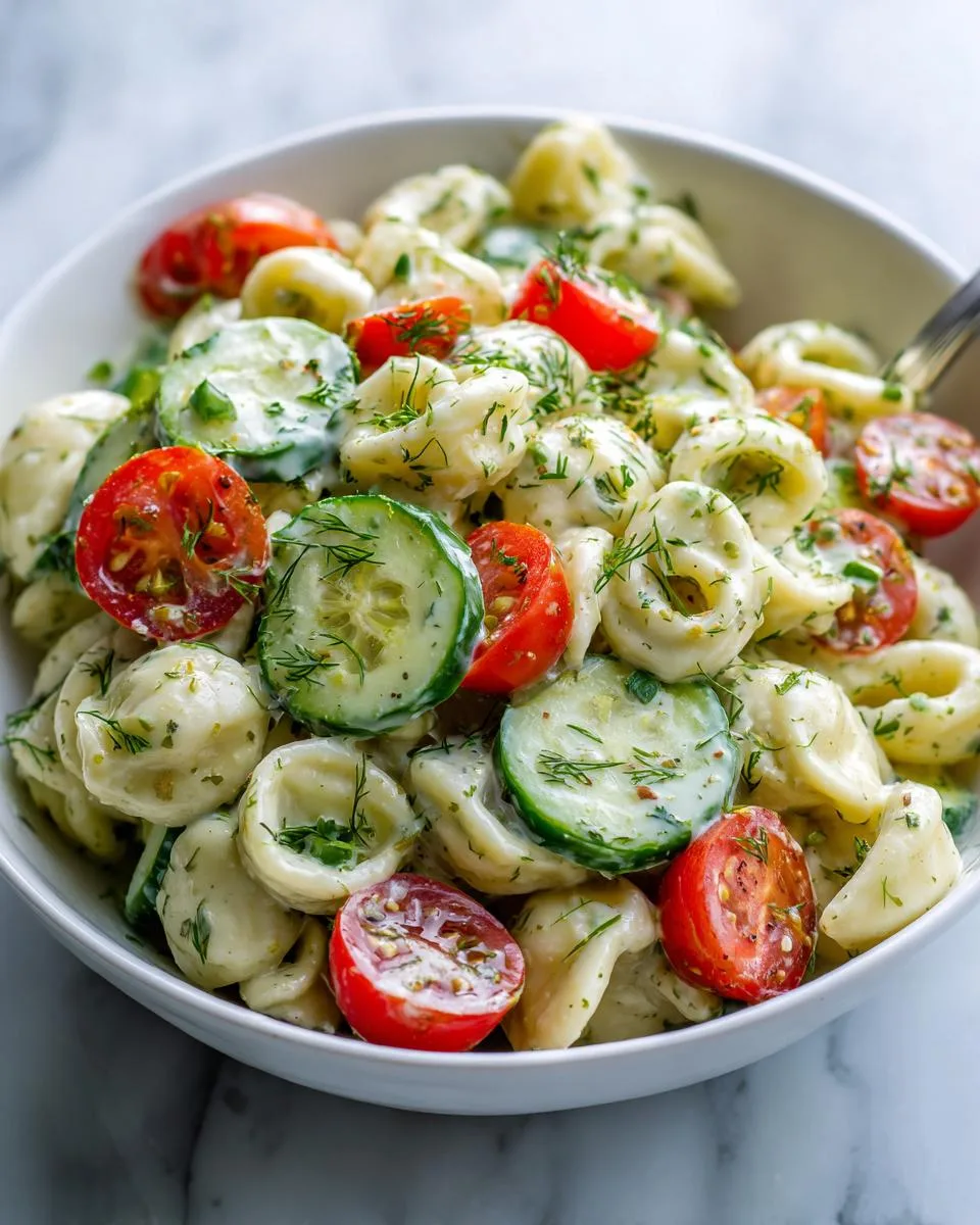 Cucumber Dill Pasta Salad Recipe - detail 1