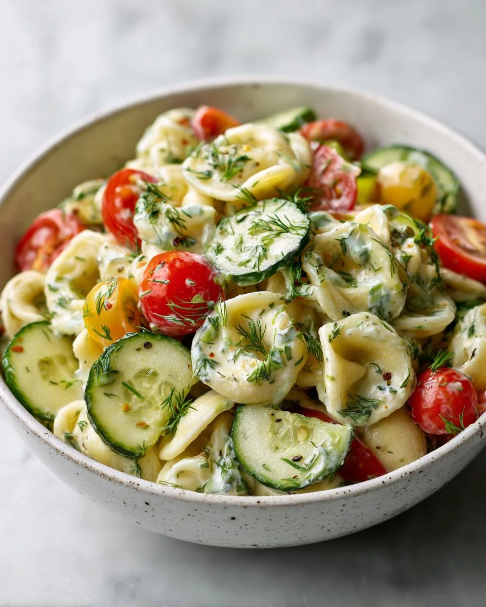 Cucumber Dill Pasta Salad Recipe - detail 3