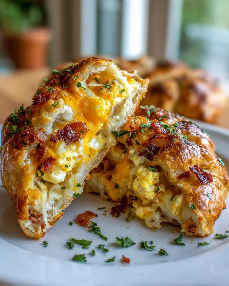 Egg and Cheese Breakfast Pockets - detail 2