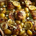 Garlic Butter Chicken Potato Bake