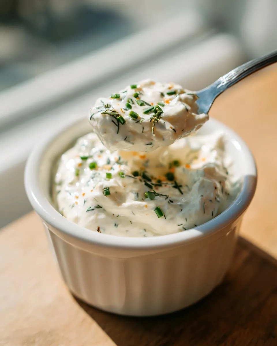 Greek Yogurt Ranch Dip - detail 3