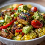 Grilled Chicken Corn Salad