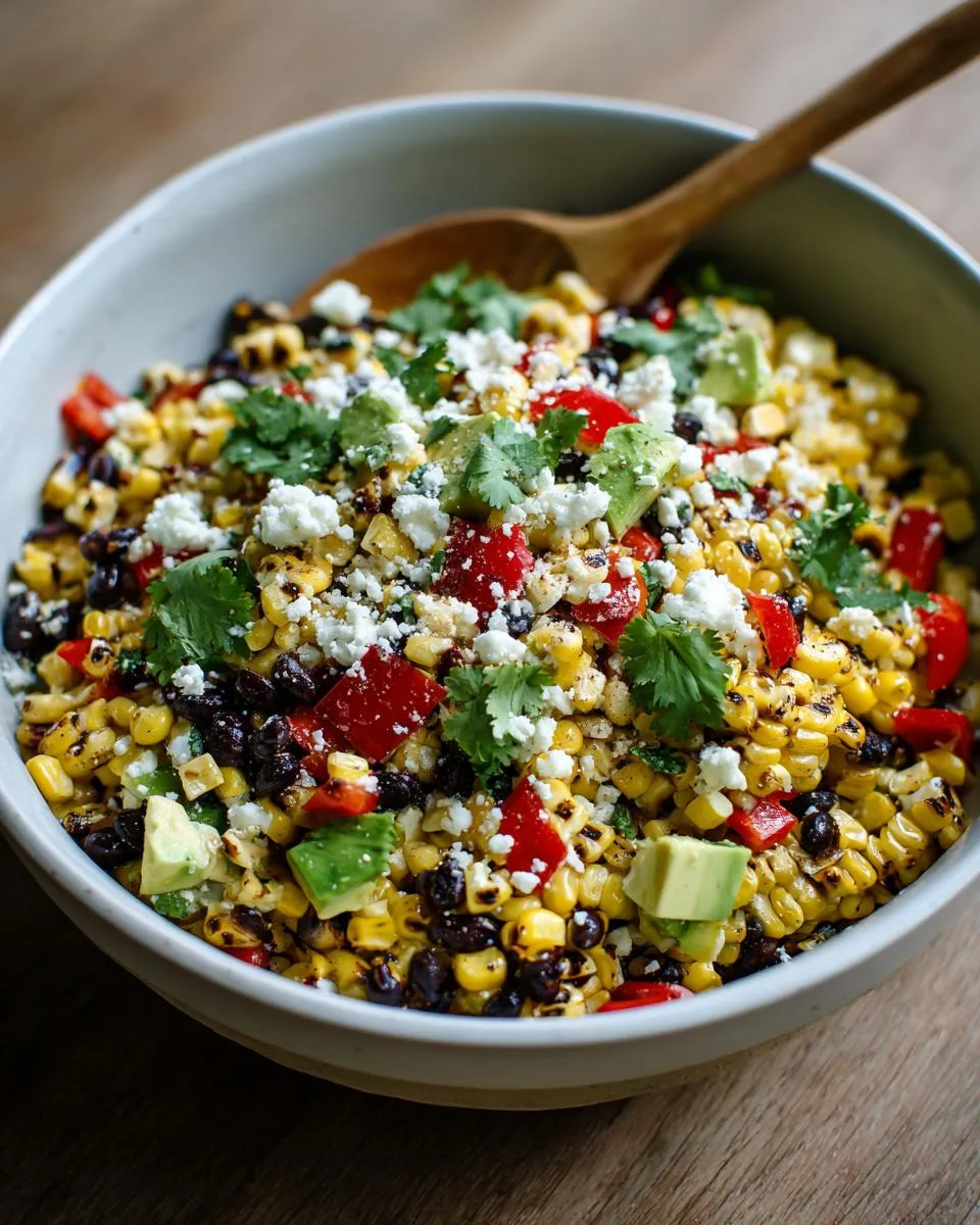 Grilled Corn Black Bean Salad - detail 1