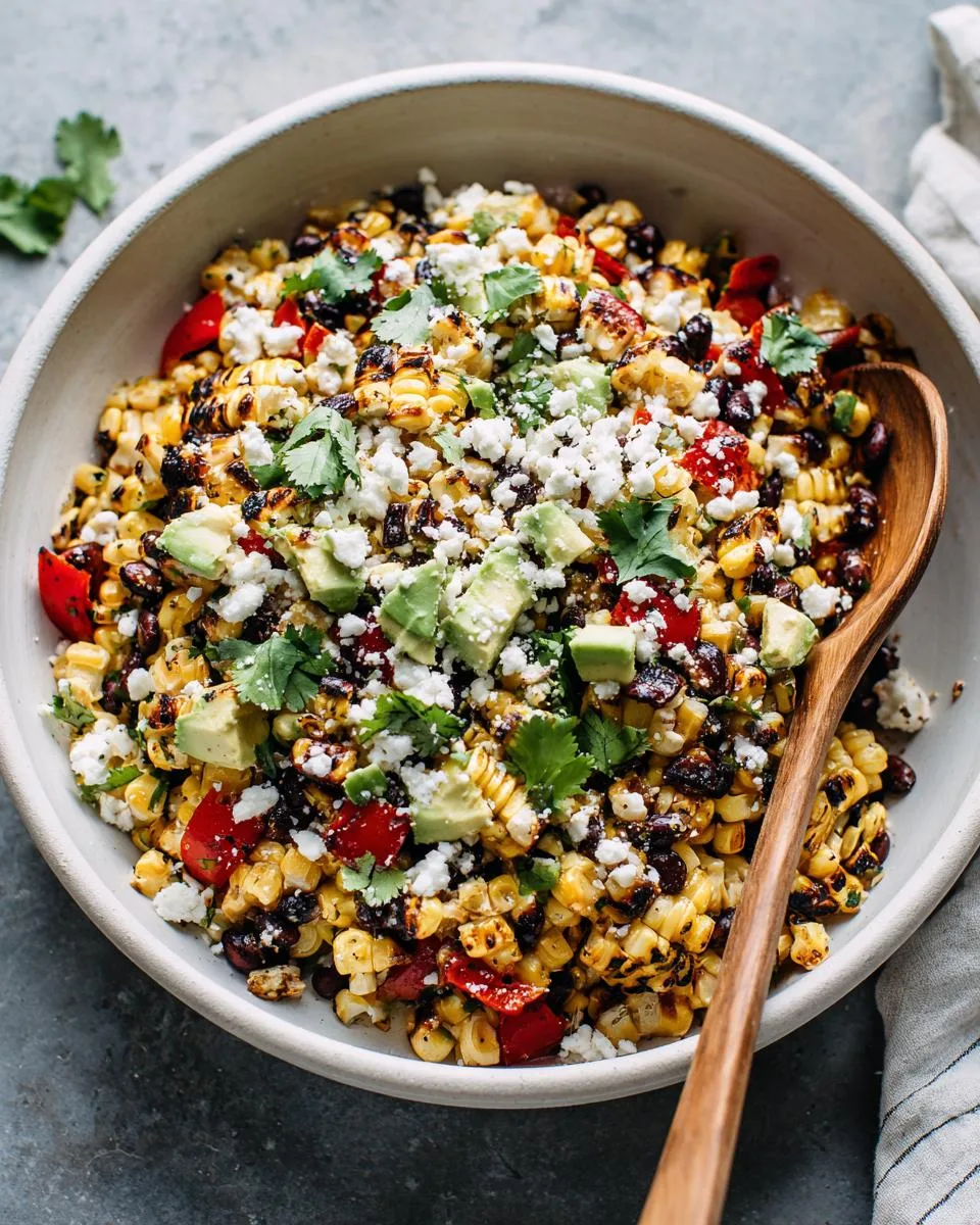 Grilled Corn Black Bean Salad - detail 2