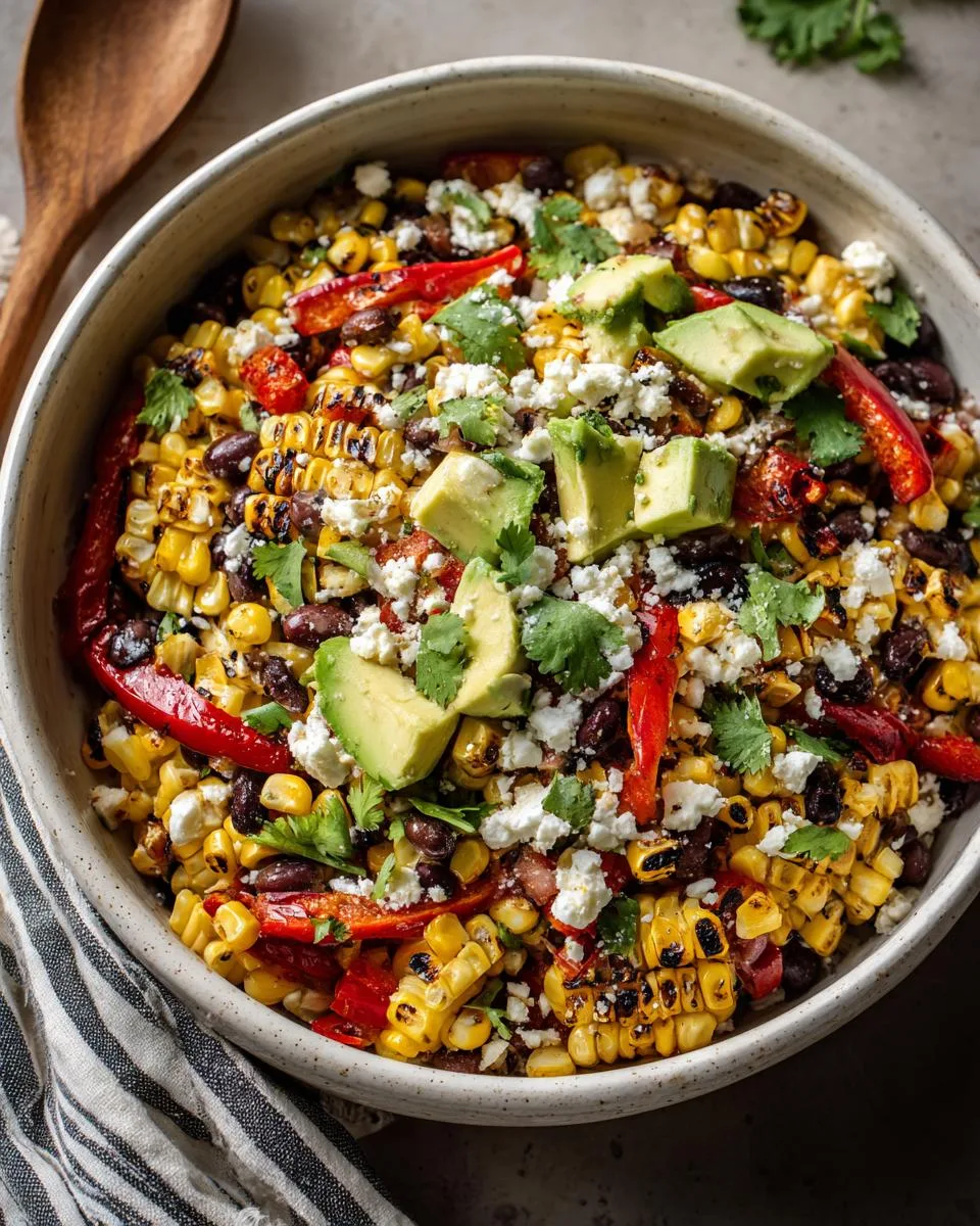 Grilled Corn Black Bean Salad - detail 3