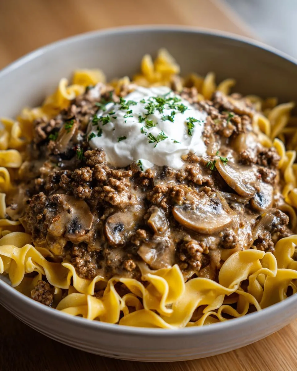 Hamburger Stroganoff Recipe - detail 2