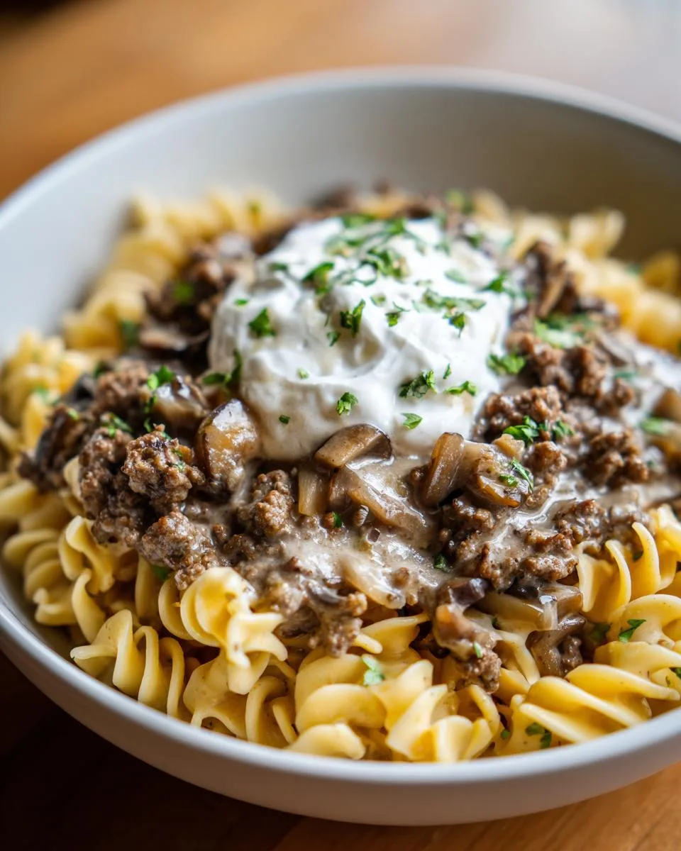Hamburger Stroganoff Recipe - detail 3