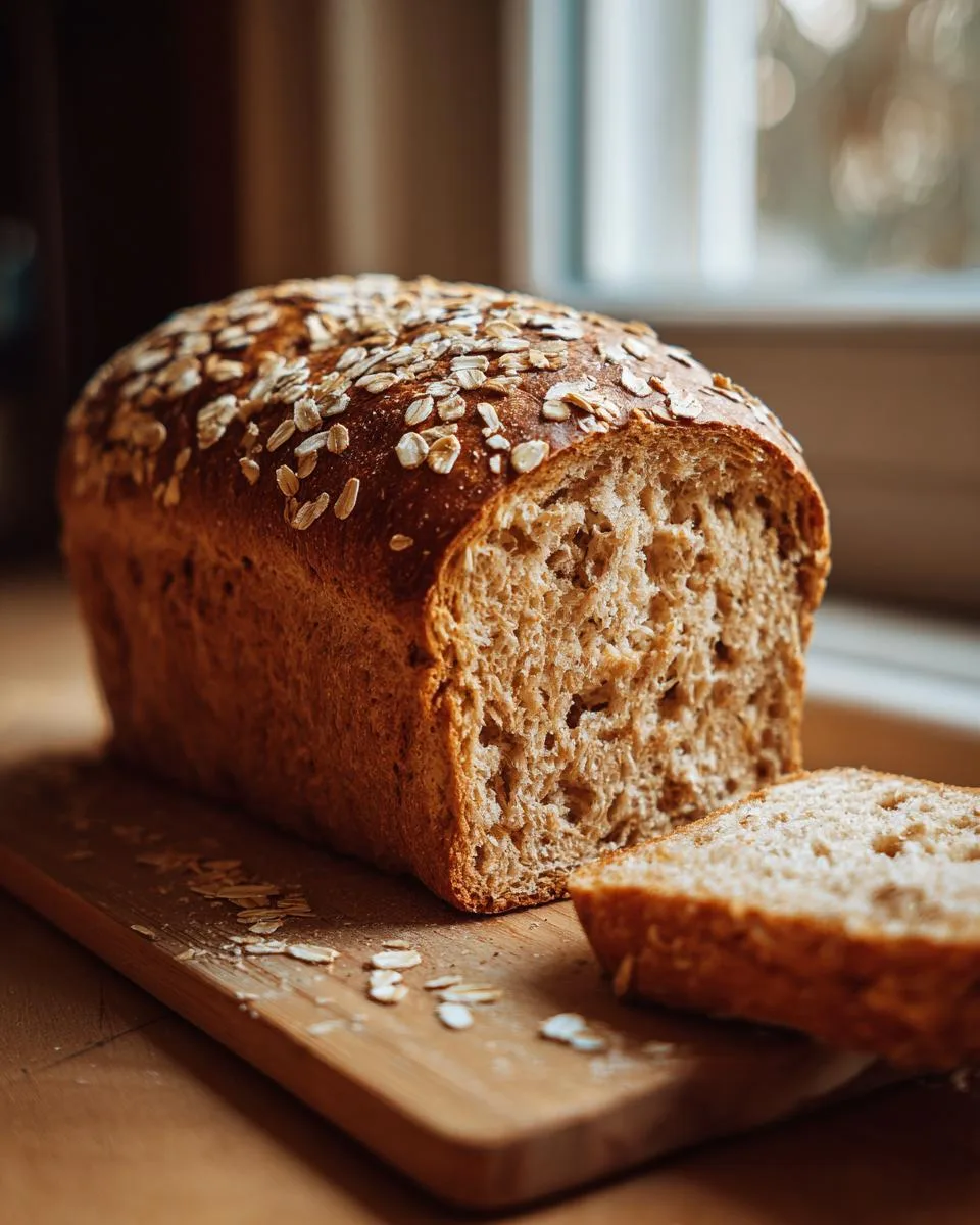 Homemade Honey Wheat Bread - detail 2