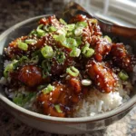 Honey Garlic Chicken Rice Bowls