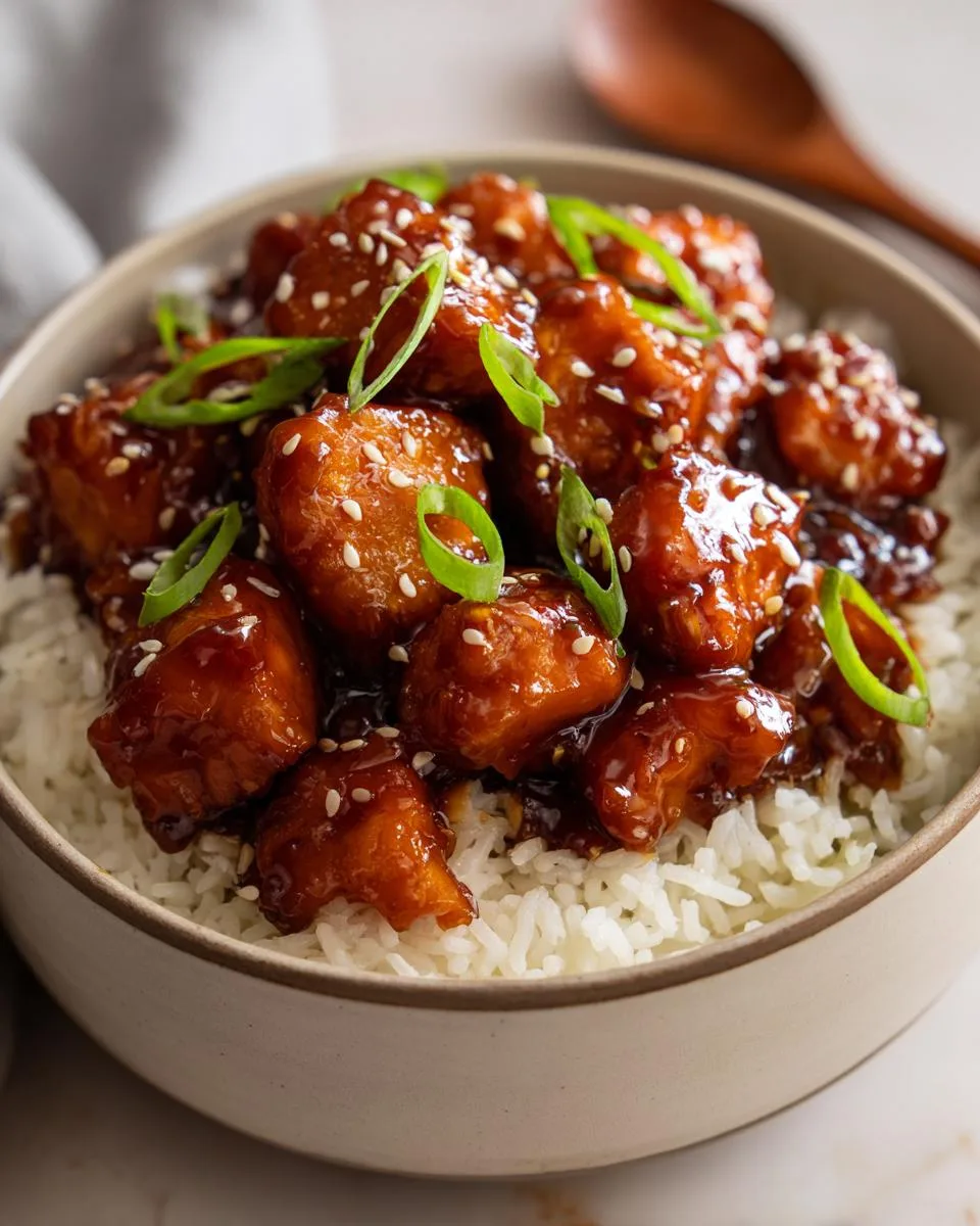 Honey Garlic Chicken Rice Bowls - detail 2