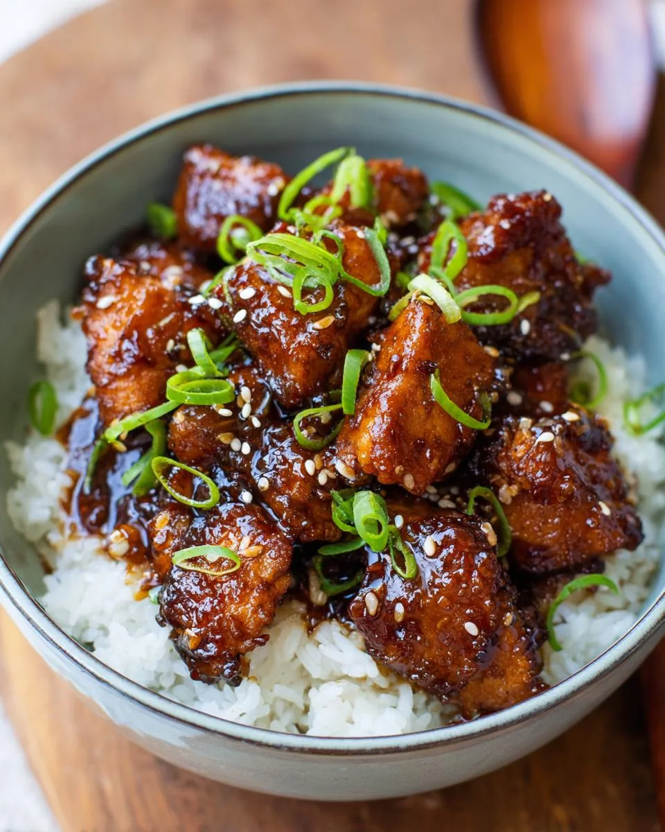 Honey Garlic Chicken Rice Bowls - detail 4