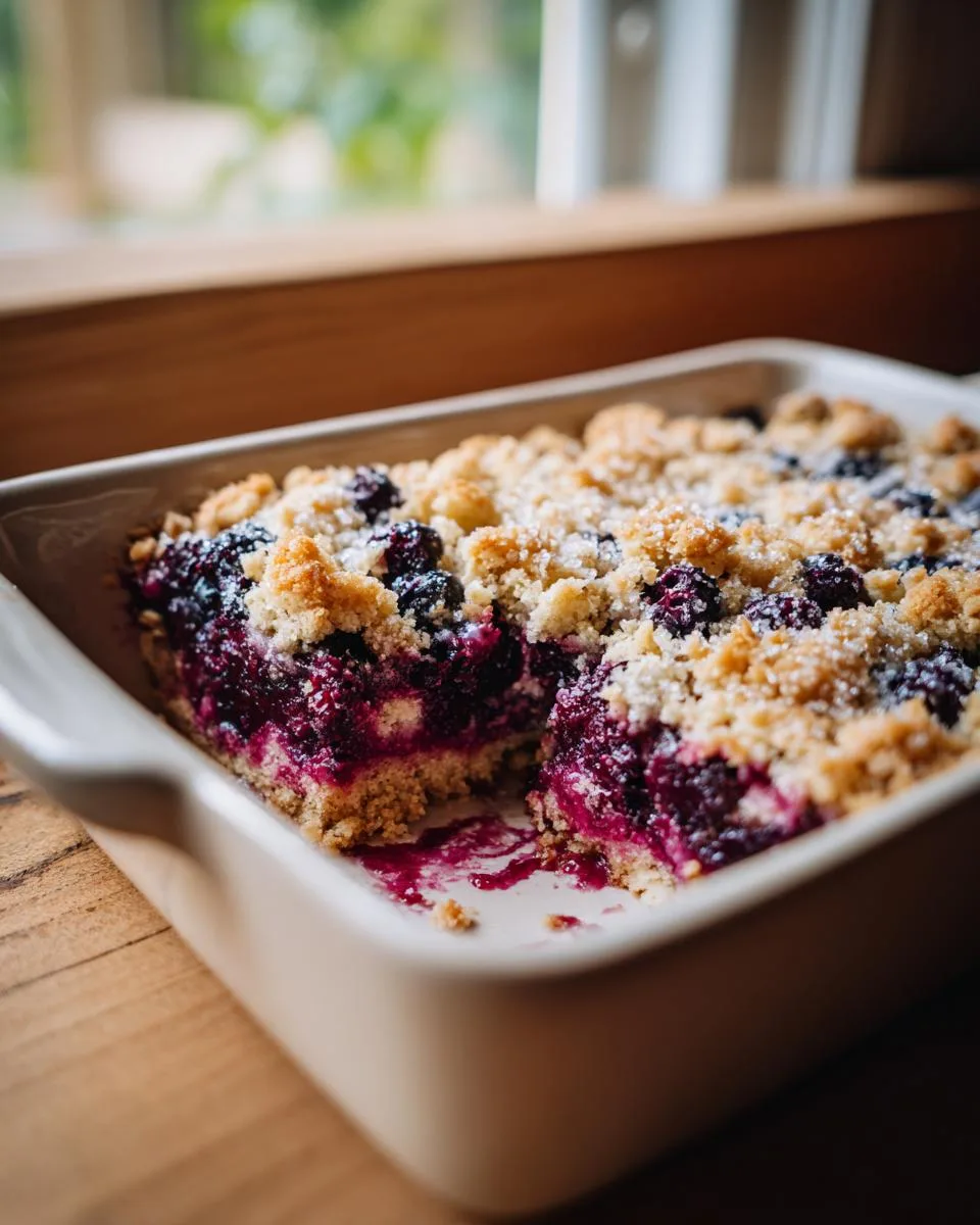 Huckleberry Crumble Bars - detail 2