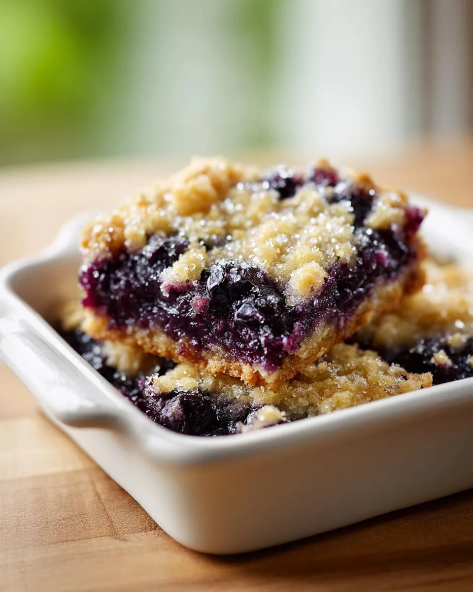 Huckleberry Crumble Bars - detail 4