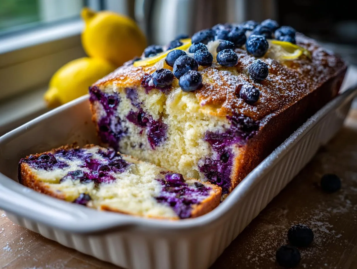 Moist Lemon Blueberry Breakfast Loaf in Just 37 Minutes