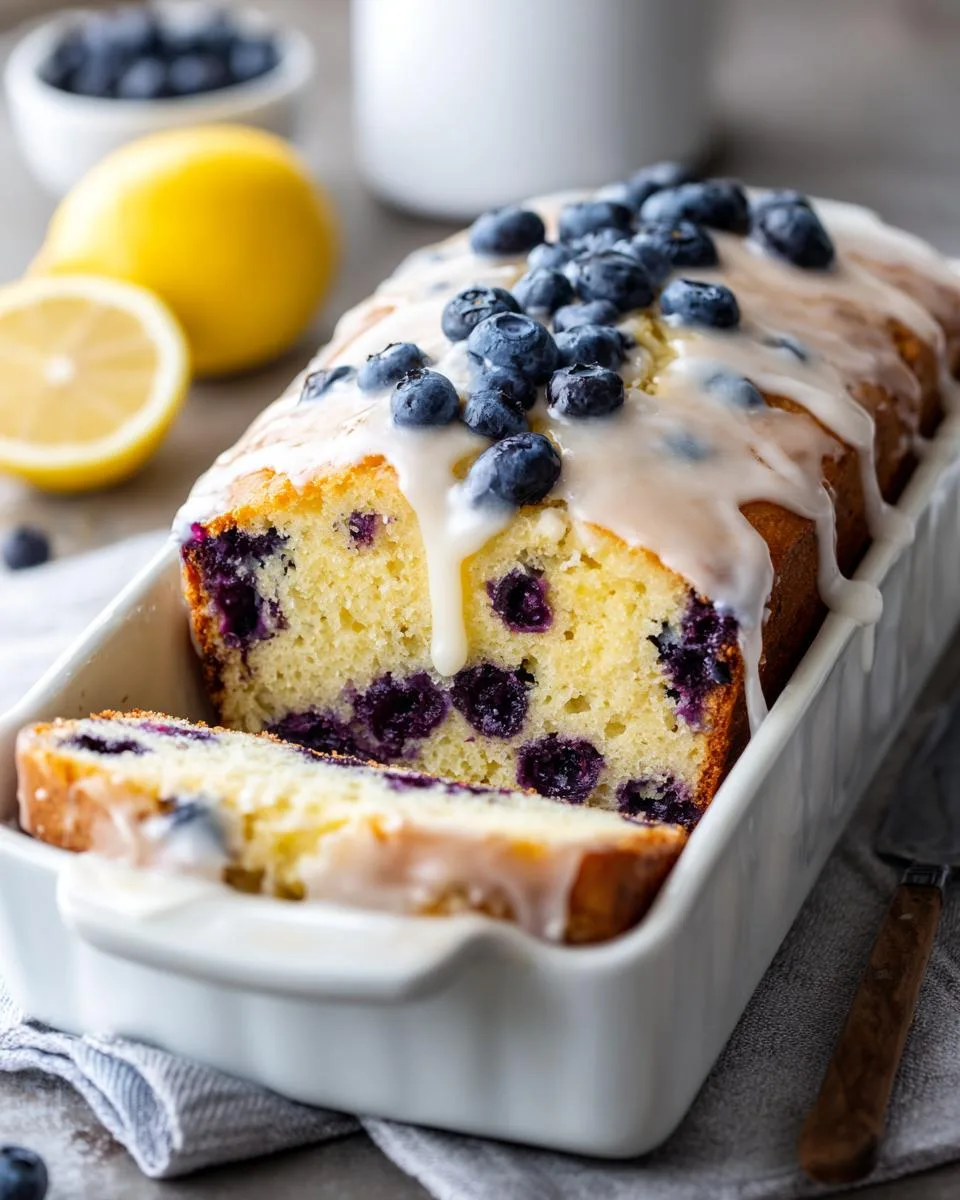 Lemon Blueberry Quick Bread - detail 1