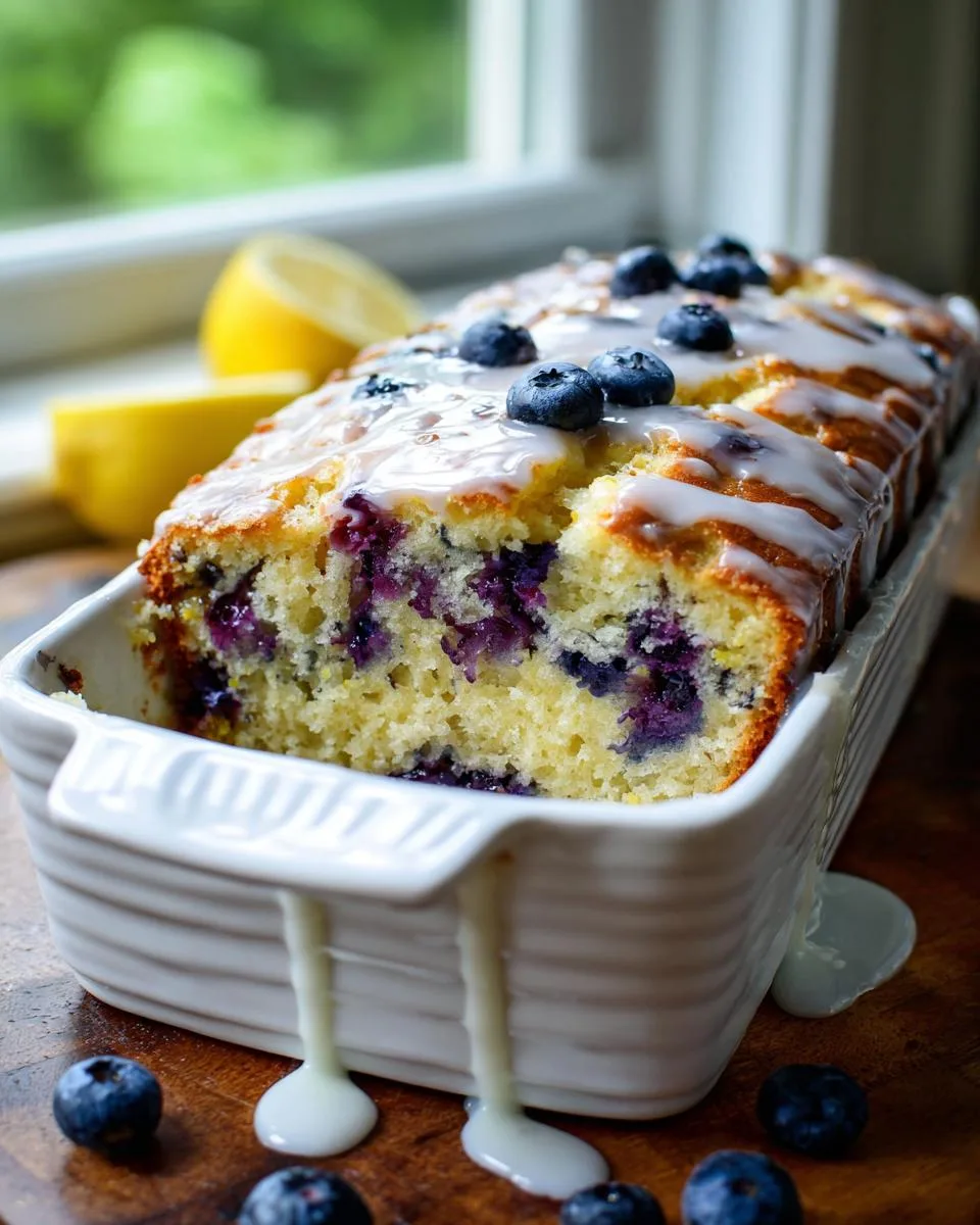 Lemon Blueberry Quick Bread - detail 4