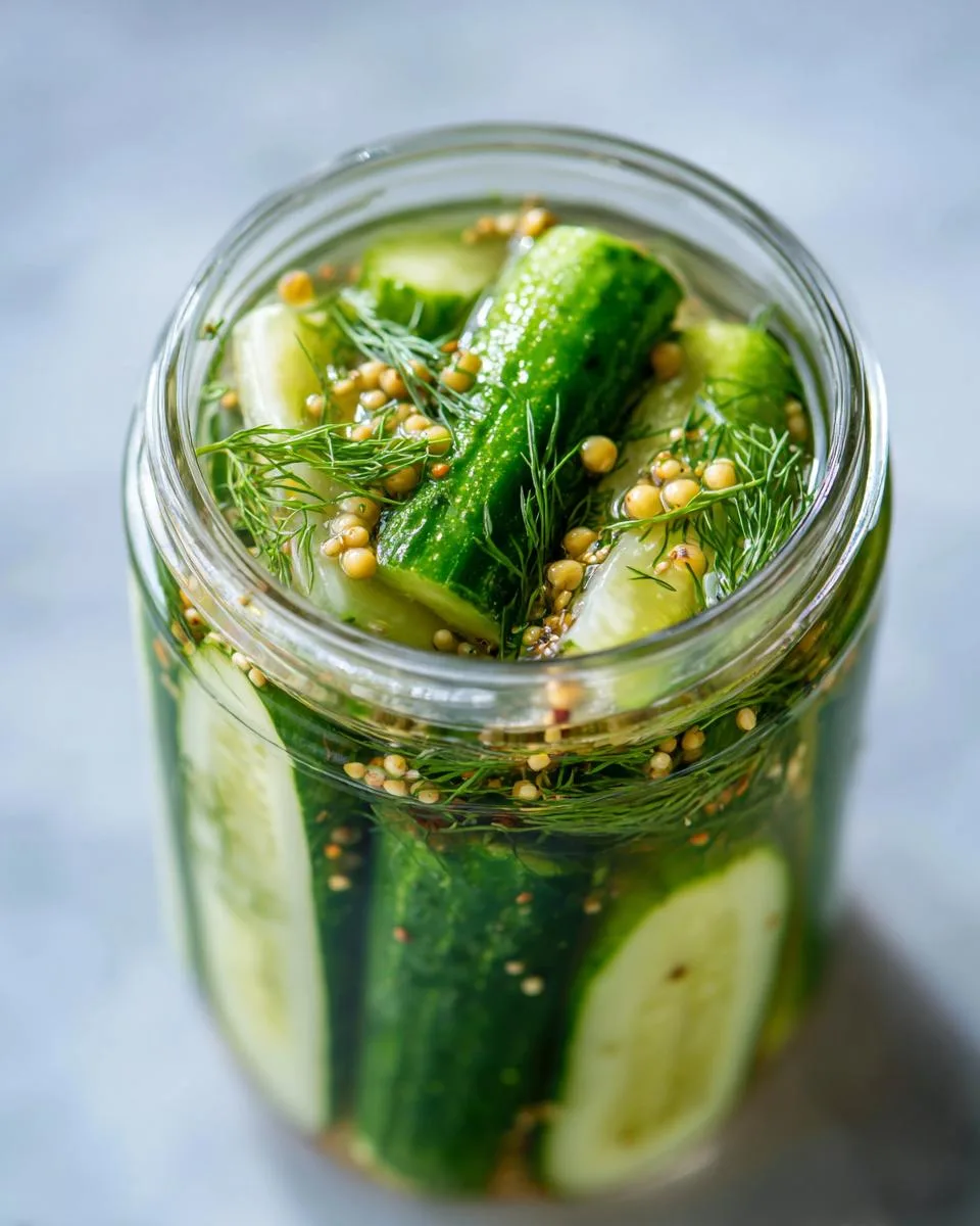 Lemon Dill Cucumber Pickles - detail 1