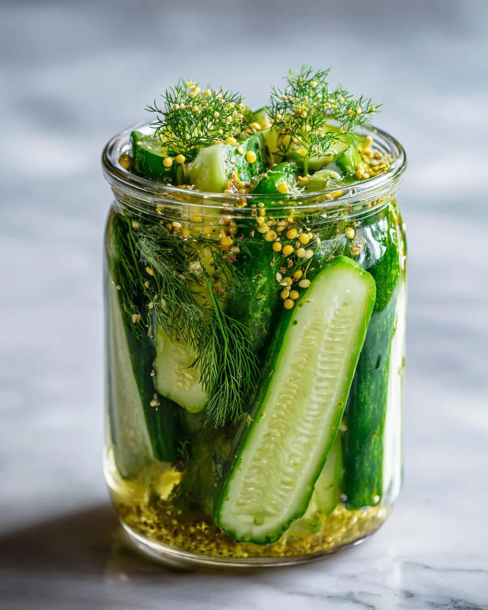 Lemon Dill Cucumber Pickles - detail 3