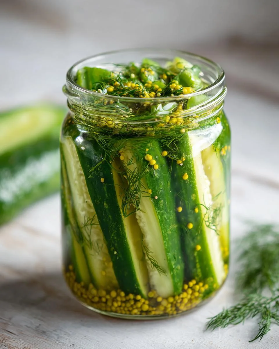 Lemon Dill Cucumber Pickles - detail 4