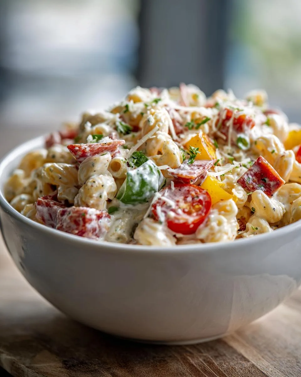 Macaroni Salad Greek Yogurt Dressing - detail 2