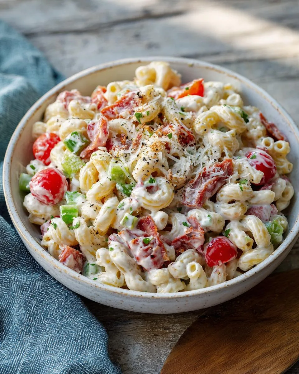 Macaroni Salad Greek Yogurt Dressing - detail 3