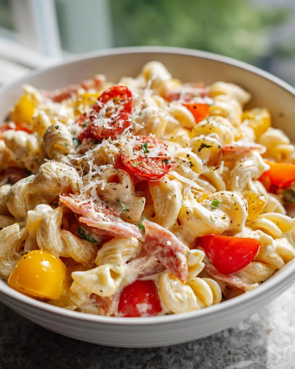 Macaroni Salad Greek Yogurt Dressing - detail 4