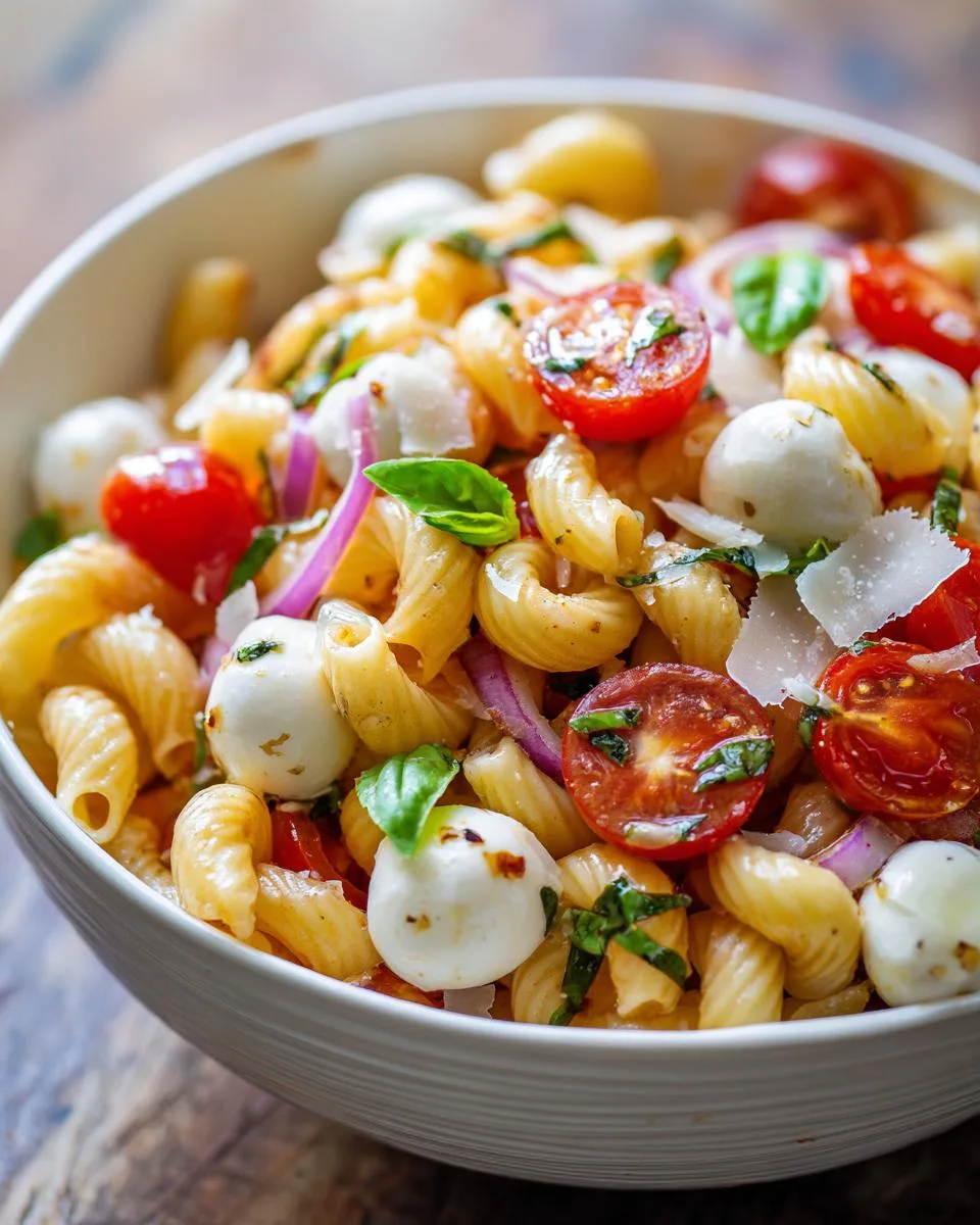 Mozzarella Tomato Pasta Salad Bowl - detail 1