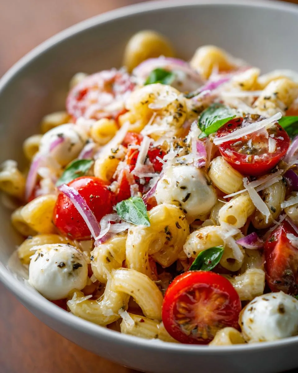 Mozzarella Tomato Pasta Salad Bowl - detail 4