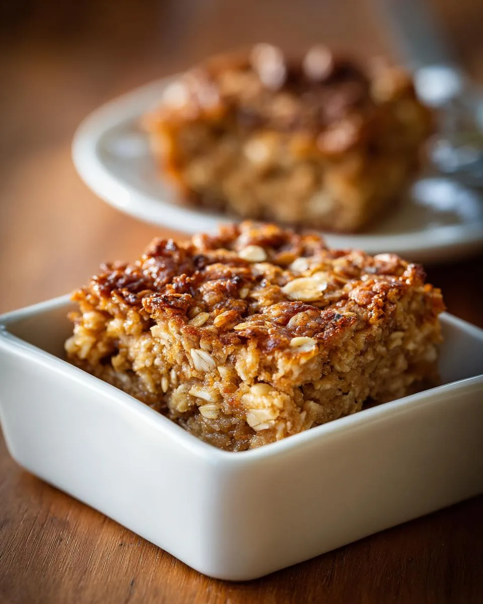 Oatmeal Banana Breakfast Bars - detail 1