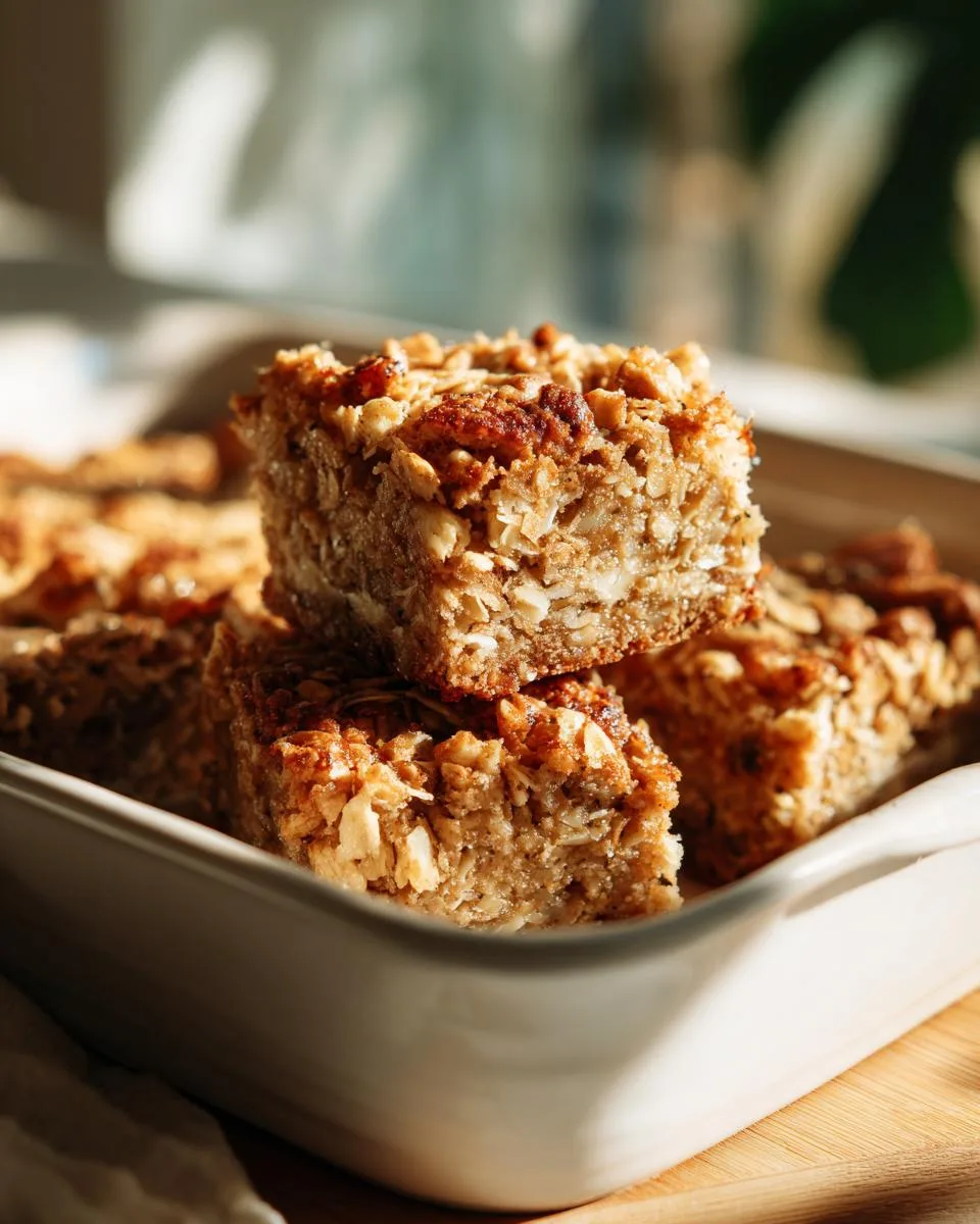 Oatmeal Banana Breakfast Bars - detail 4