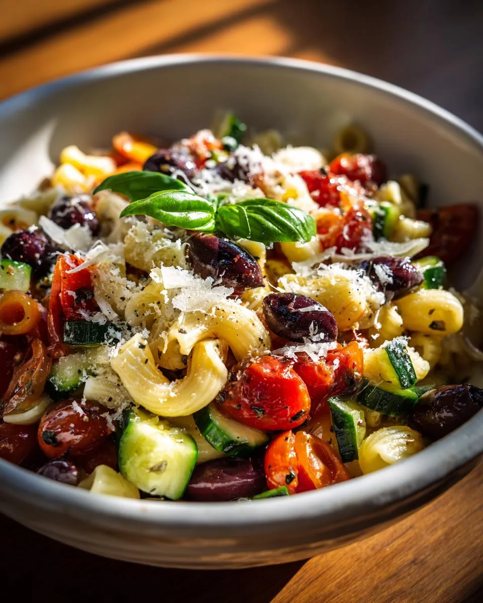 Olive Tomato Pasta Salad Recipe - detail 2