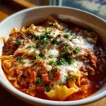 One Pot Lasagna Soup