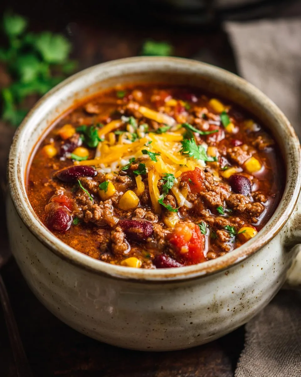 One Pot Taco Soup - detail 2