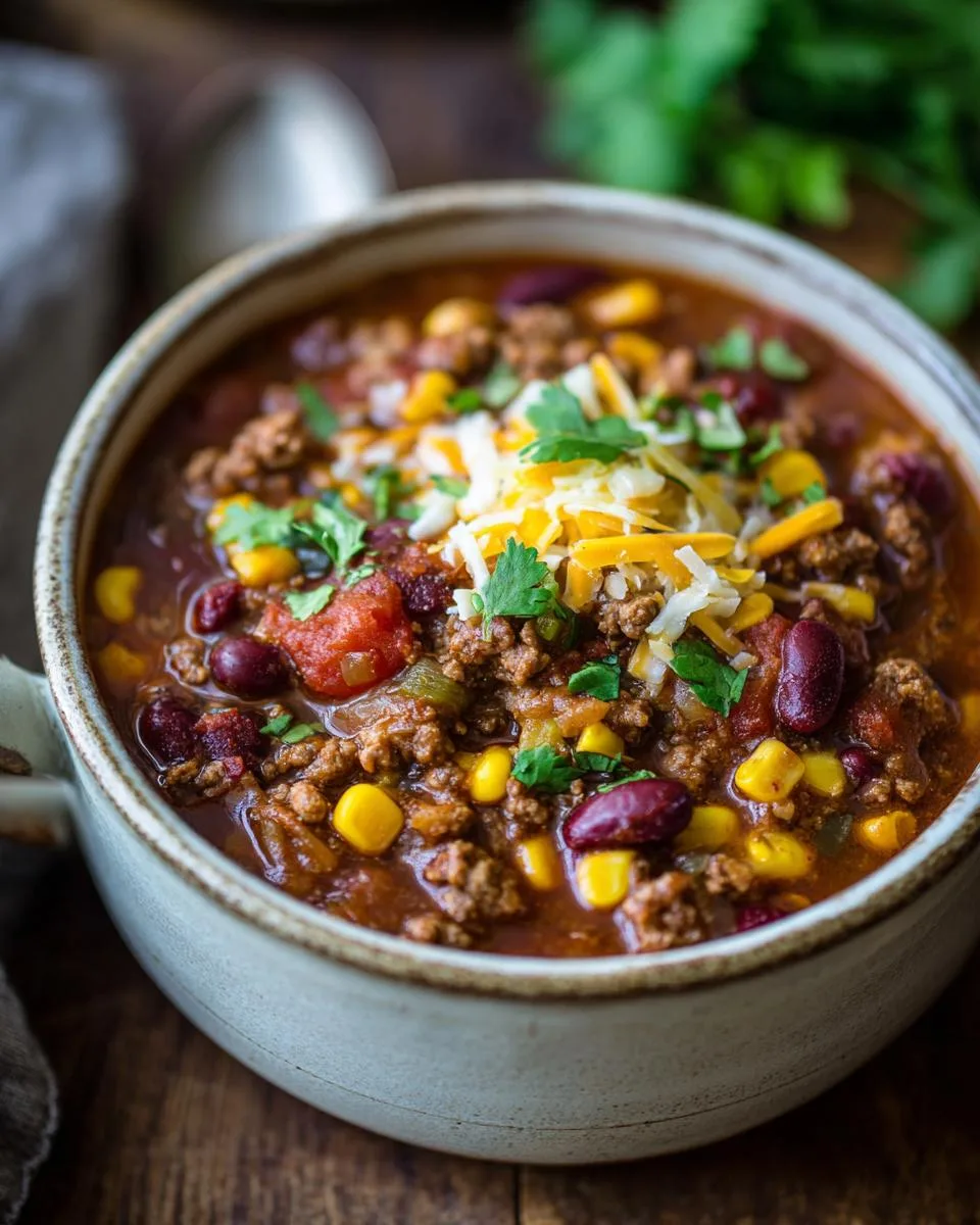 One Pot Taco Soup - detail 5