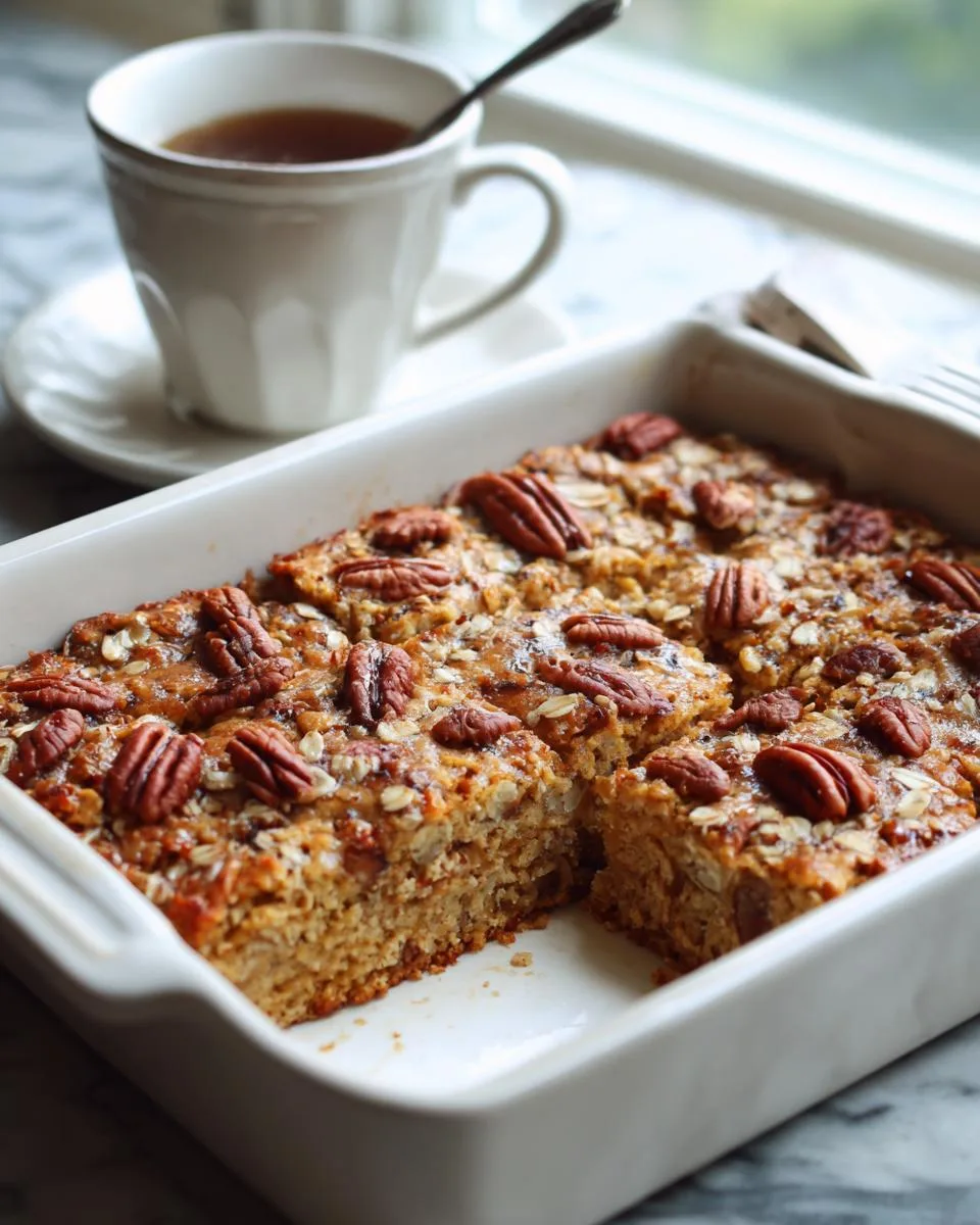 Patriotic Baked Oatmeal Squares - detail 1