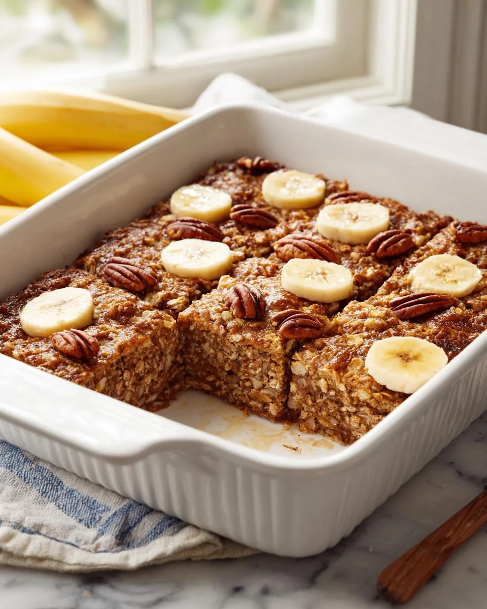 Patriotic Baked Oatmeal Squares - detail 2