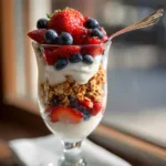 Patriotic Berry Breakfast Parfaits